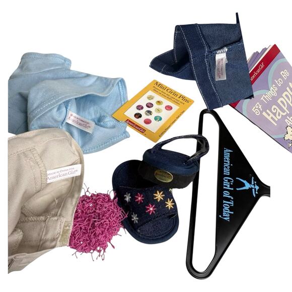 VTG American Girl Today COCONUT BEST FRIEND Fun Play Outfit Shoes Book Jacket + - Picture 3 of 12